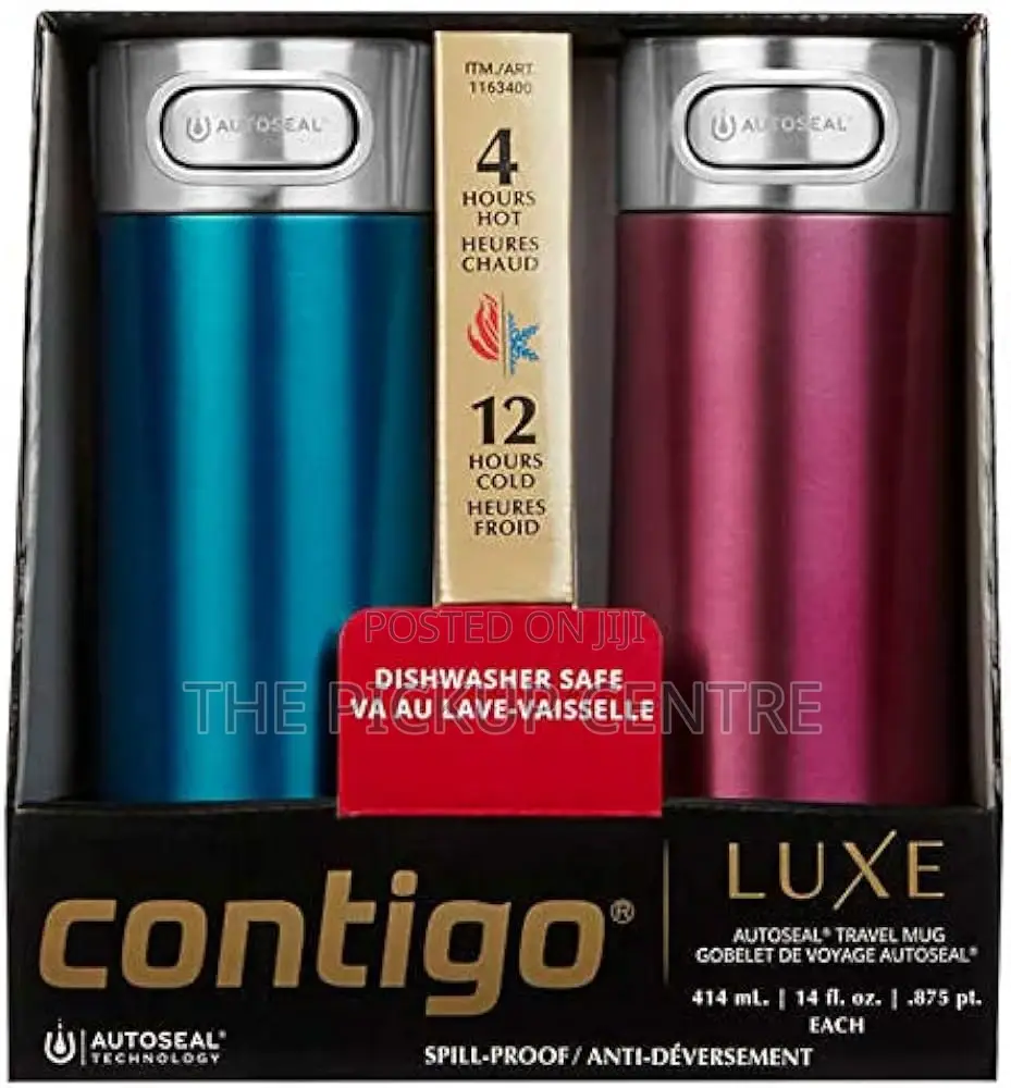 Contigo Luxe Autoseal Leak Proof Travel Mug- 655ghs for Both