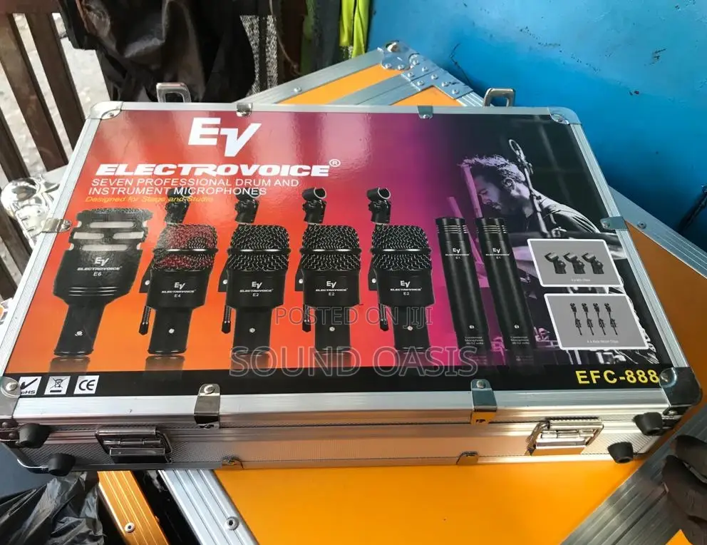 Electro-Voice EFC-888 - 7-Piece Drum Microphone Package