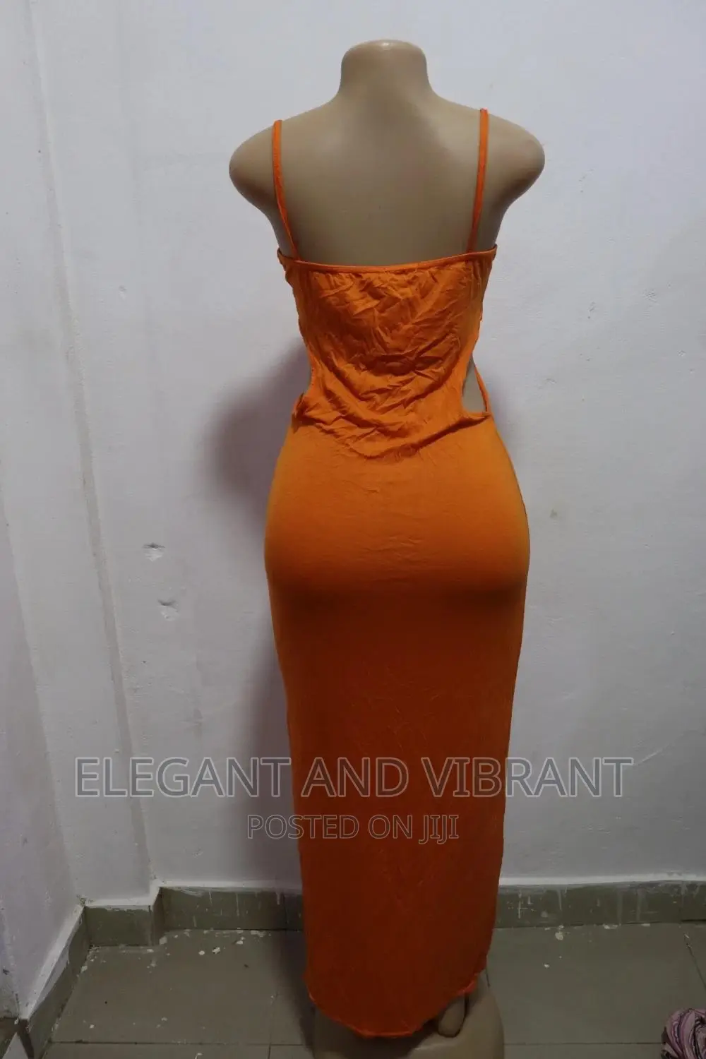 Beautiful Hug Dress With Side Cuts