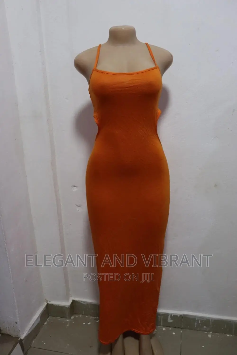 Beautiful Hug Dress With Side Cuts