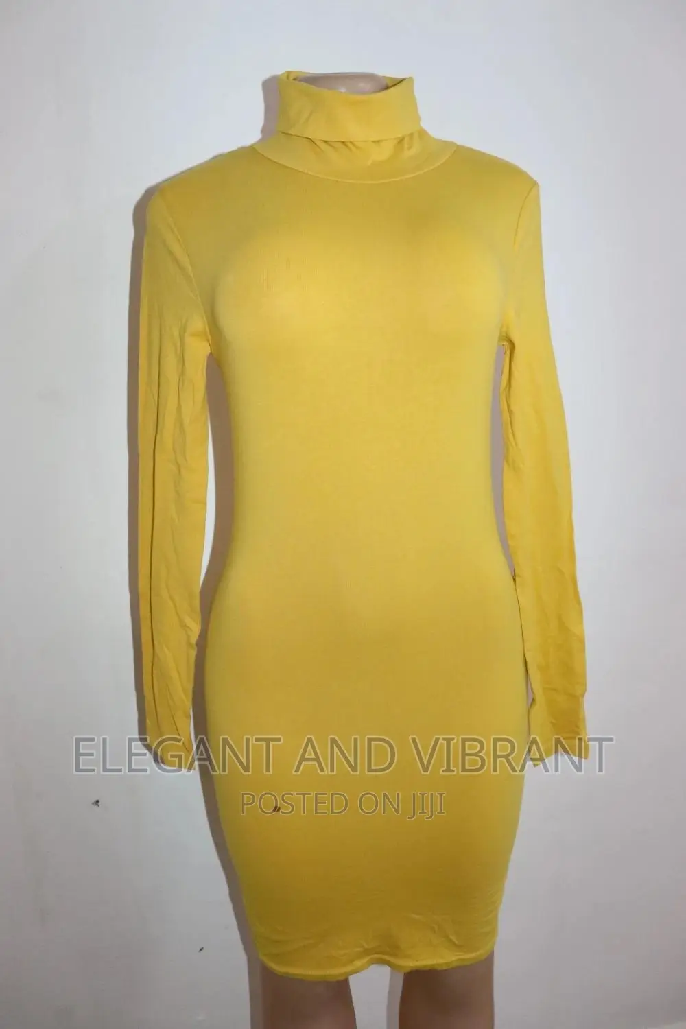 Beautiful Long Neck Cardigan Tube Dress