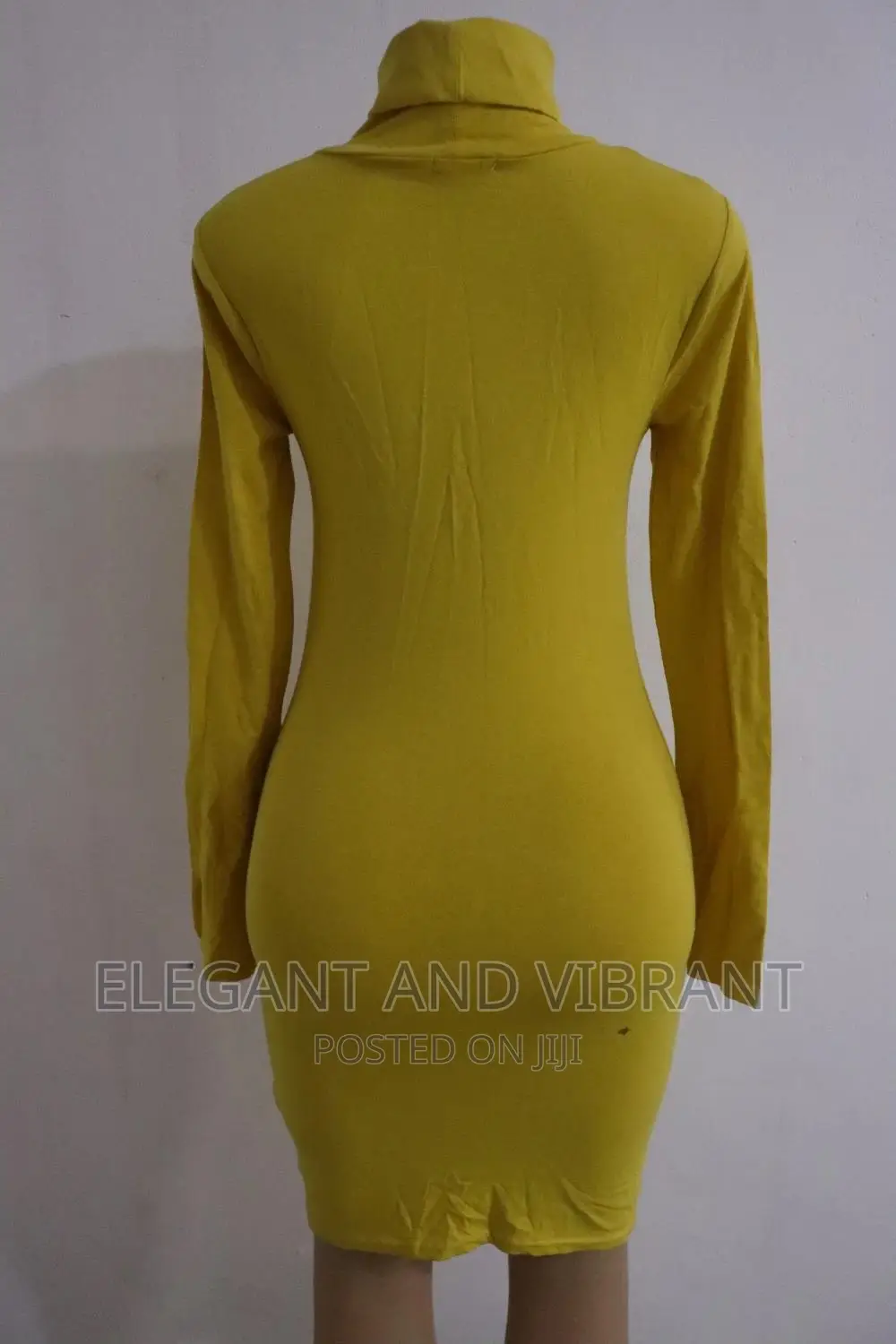 Beautiful Long Neck Cardigan Tube Dress