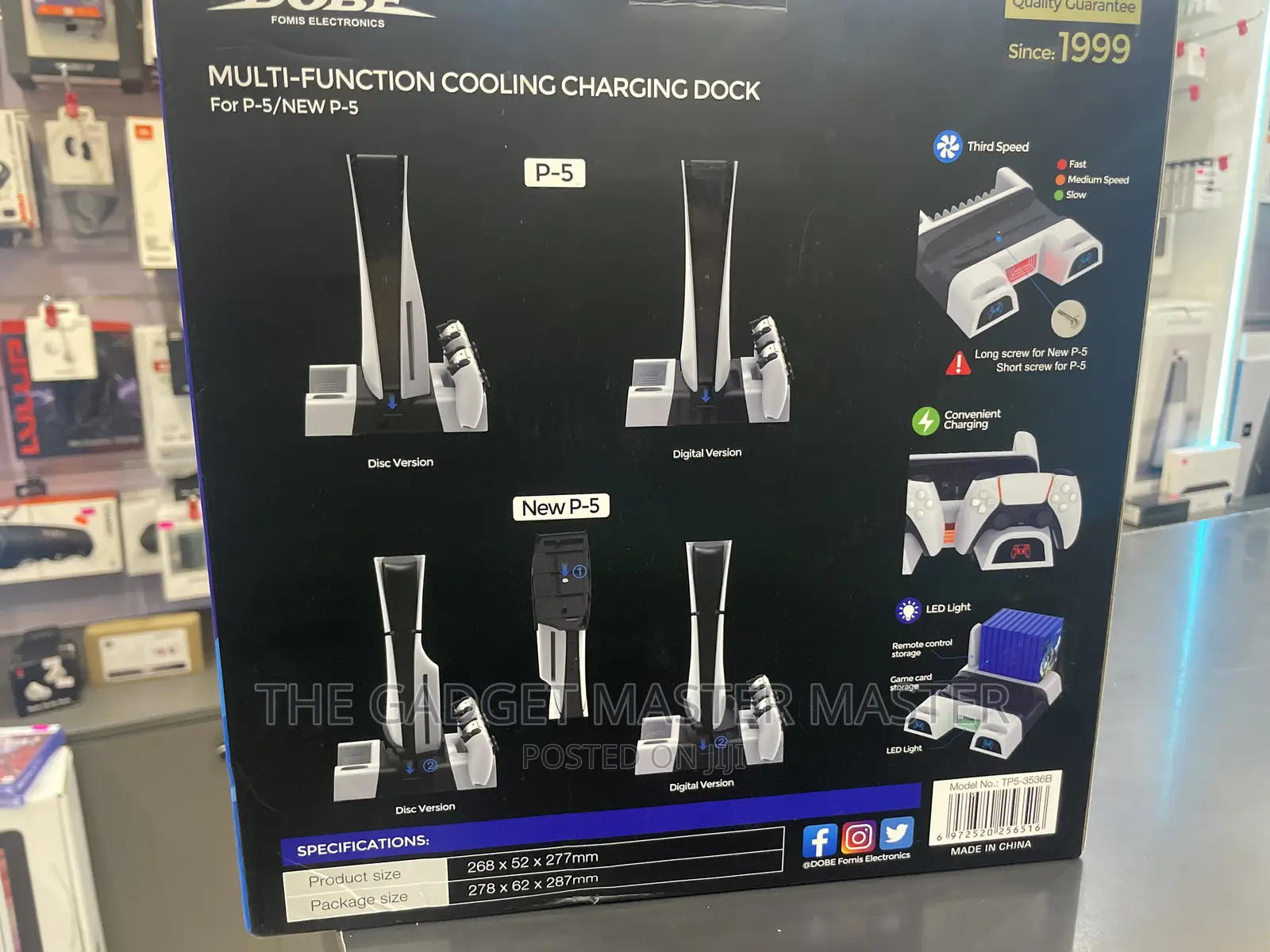 Dobe Multi-Function Cooling Charging Dock