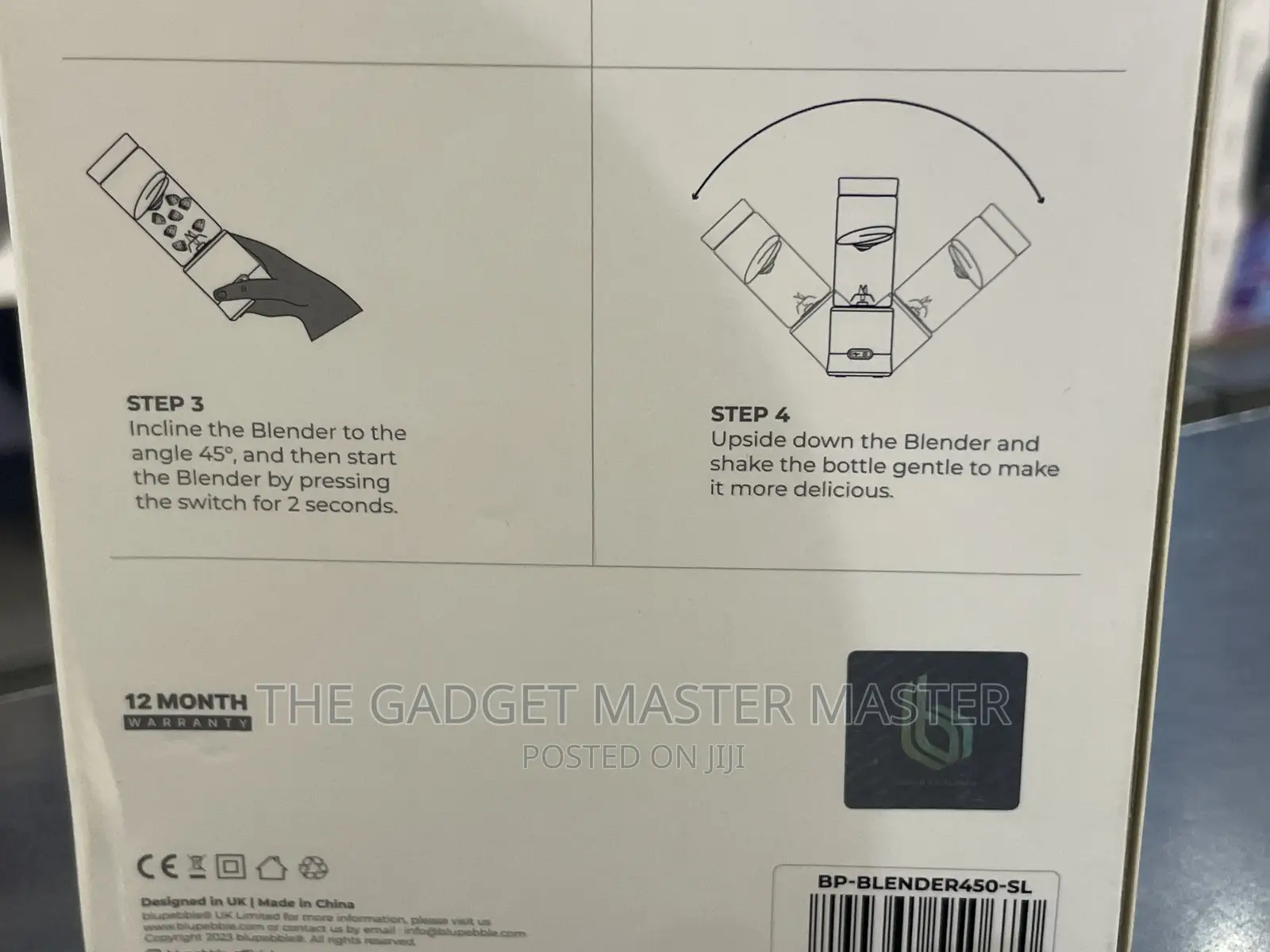 Blupebble Portable Rechargeable Blender 450ml in East Legon Kitchen Appliances, The Gadget