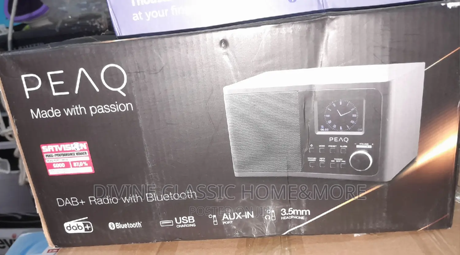 Paeq Dab+Digital Radio With Bluetooth