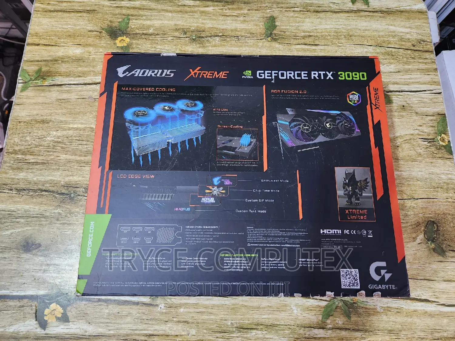 Aorus Extreme RTX 3090 24gb Graphic Card