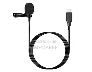 Type-C Lavalier Lapel Microphone for Quality Voice Recording