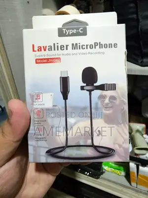 Type-C Lavalier Lapel Microphone for Quality Voice Recording