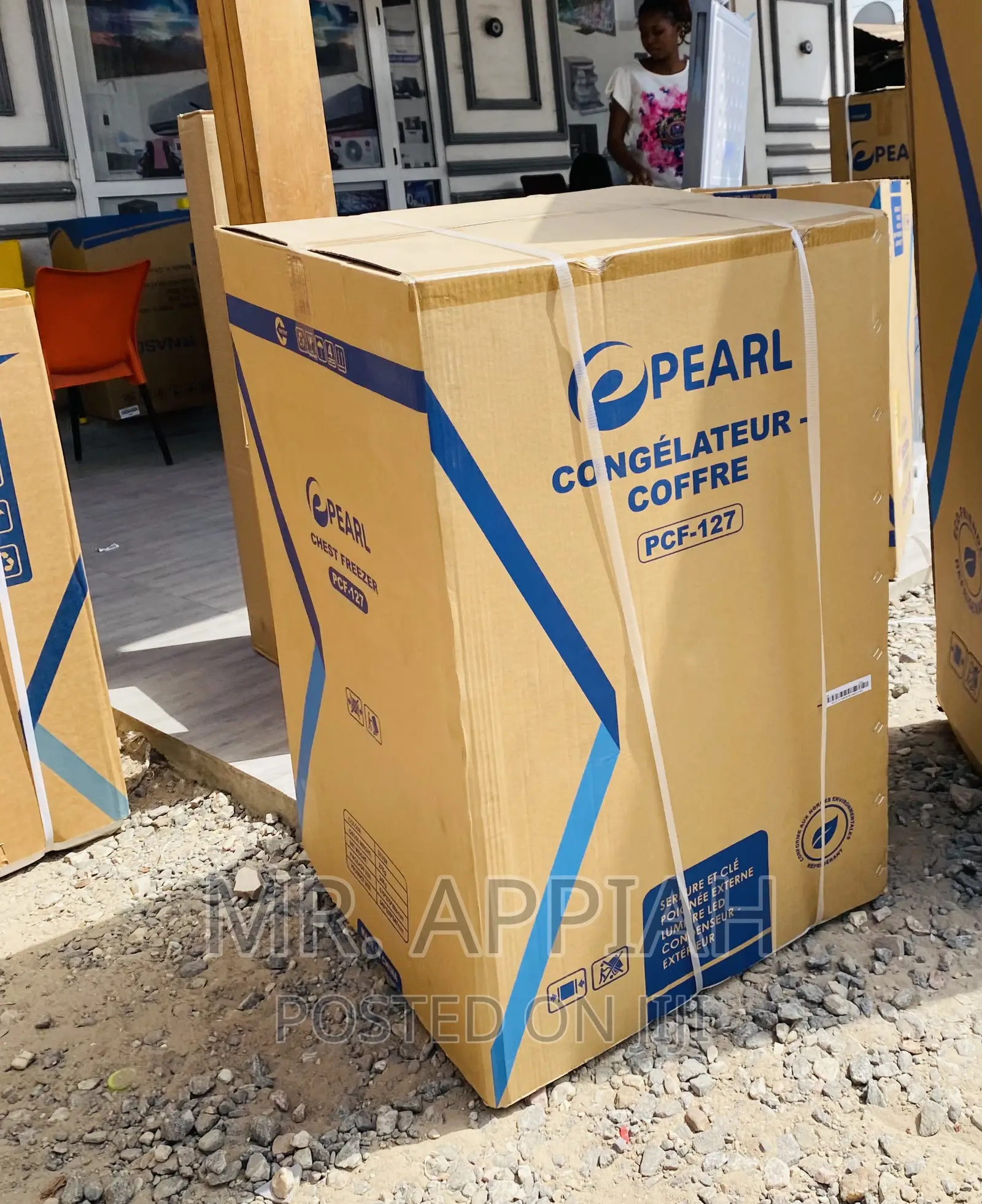 Authentic Pearl PCF-127 Electric Chest Freezer(100ltr).