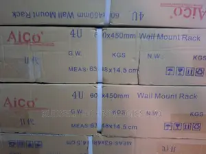 Aico 4u Wall Mount Rack Network Cabinet (600×450)