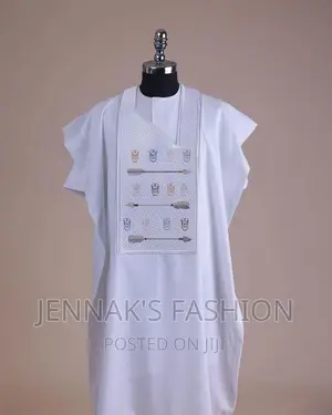 Already Made White 3pieces Agbada