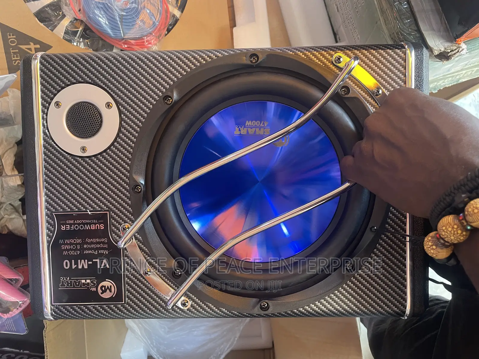 Car Subwoofer Bass Master Original 10 Inches Woofer Square )