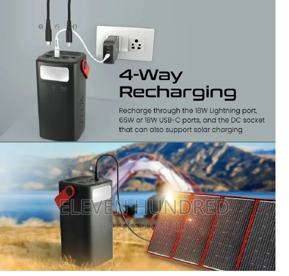 Power Bank for Laptops ( Off-Grid Charging)