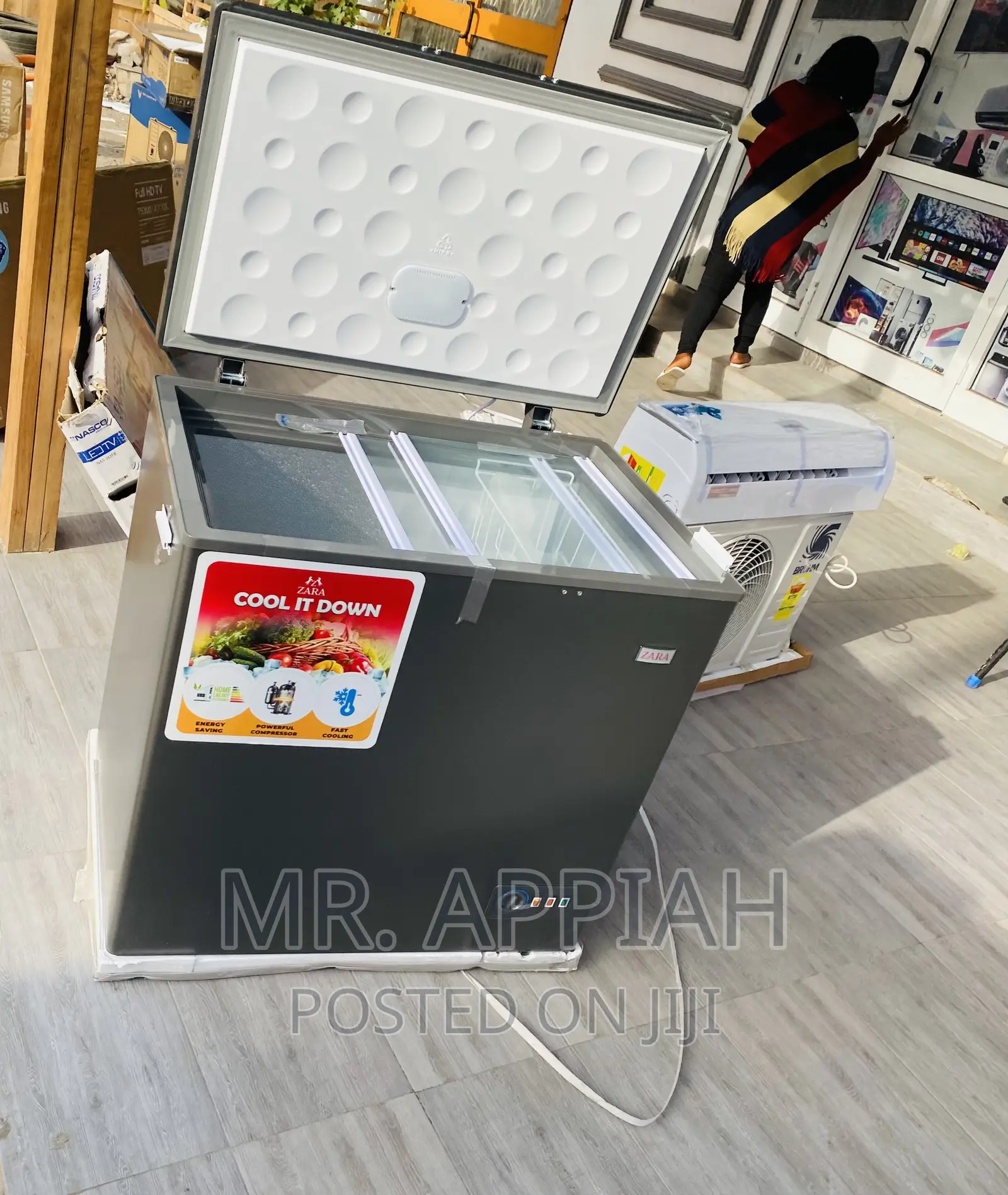 Fast Chilling Zara 200ltr Single Door Electric Freezer.