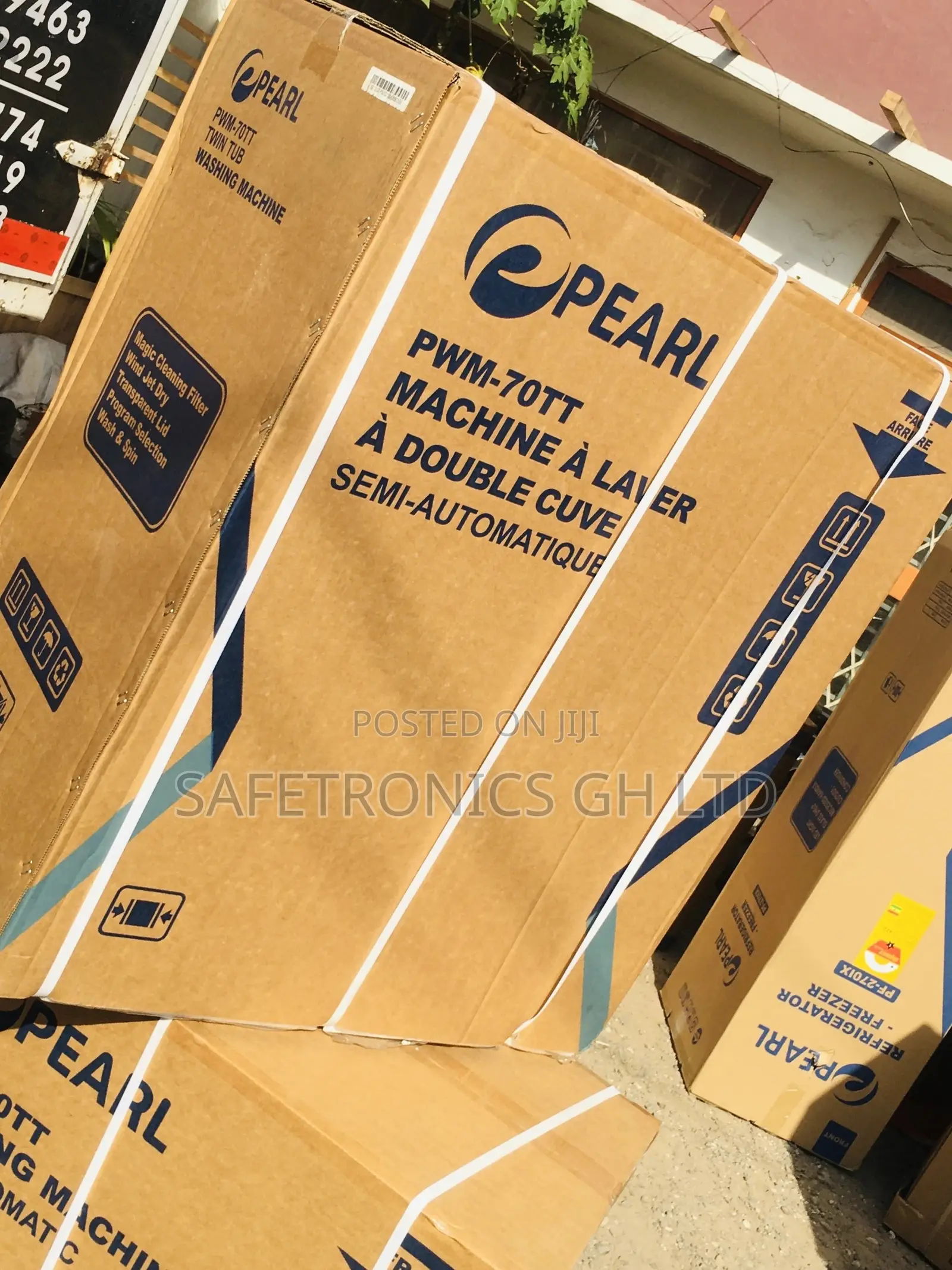 Pearl 7kg Electric Washingmachine Topload Semiautomatic