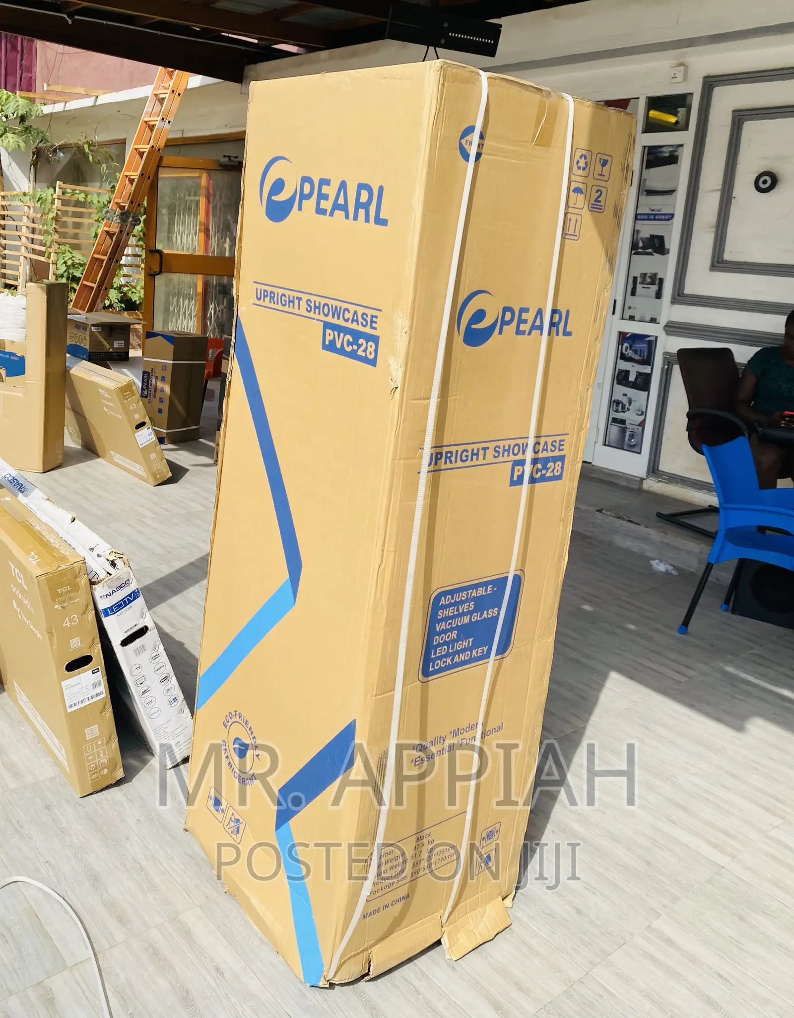 High Quality Pearl PVC-28 Electric Beverage Cooler.