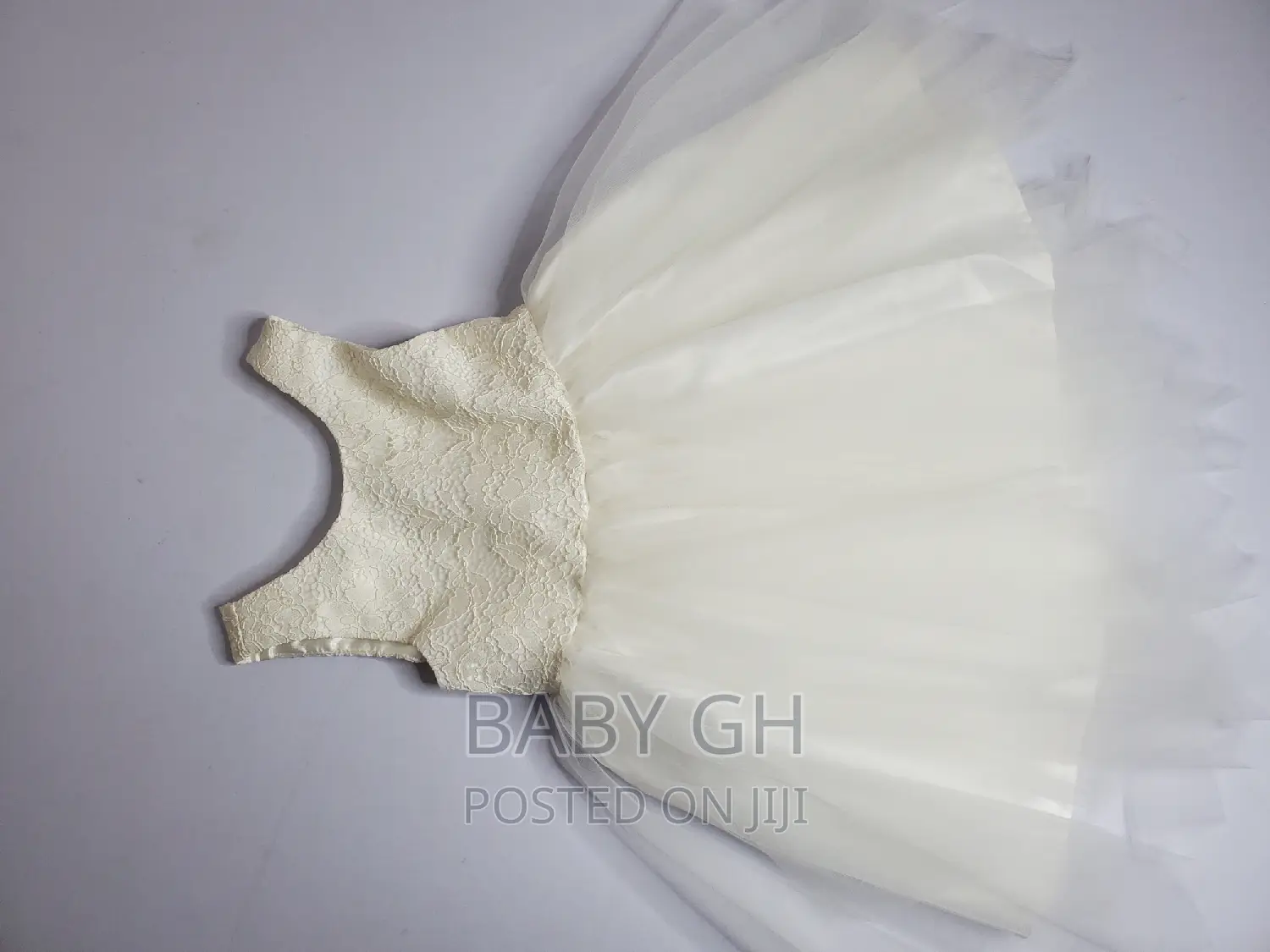 Girls White Occasion Dress