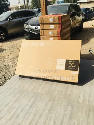 Lg Uhd Smart 55 Inches Led Glossy Ur73 Black Electric Tv