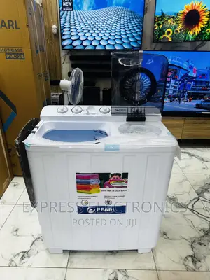Wash and Spin Design Twintub Pearl 12kg Topload