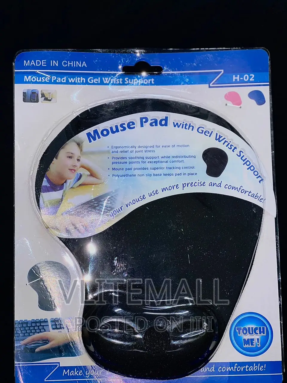Mouse Pad With Wrist Rest Support