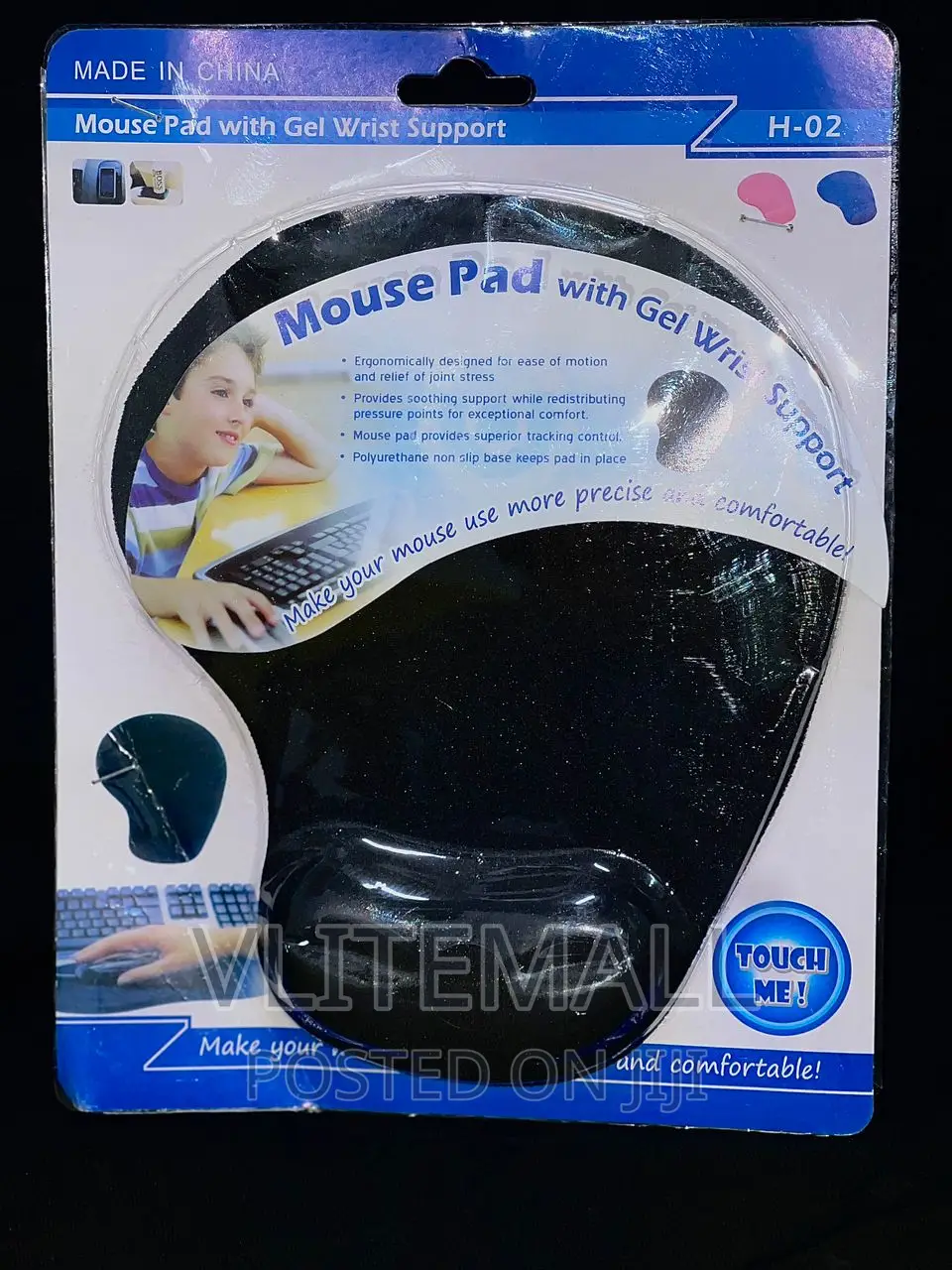 Mouse Pad With Wrist Rest Support
