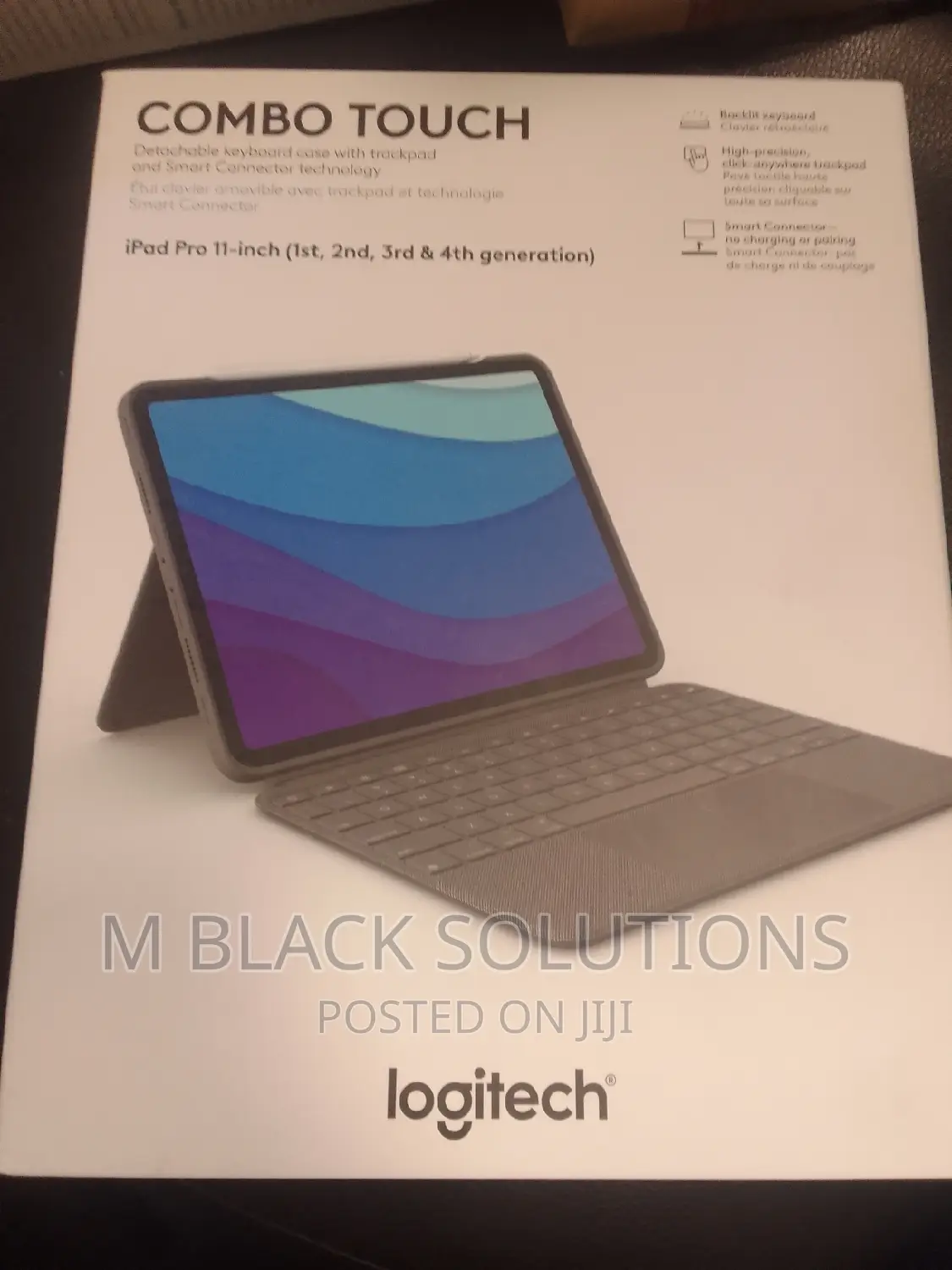 Logitech Combo Touch Detachable Keyboard Case iPad 11-Inch