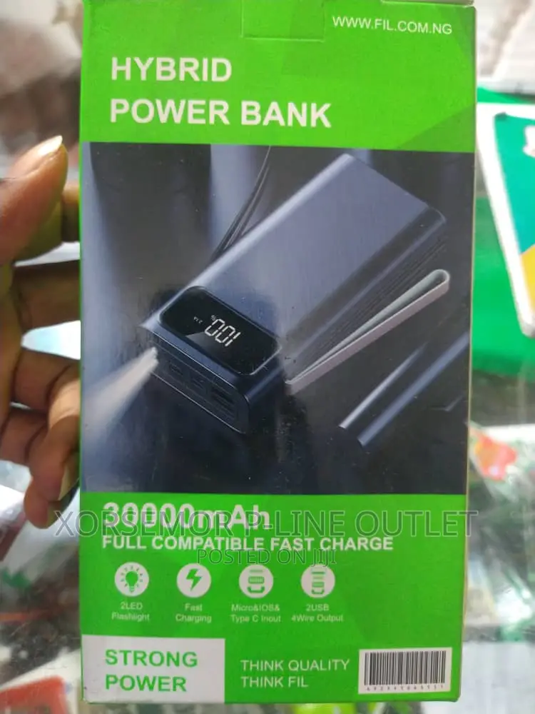 30,000mha Hybrid Power Bank