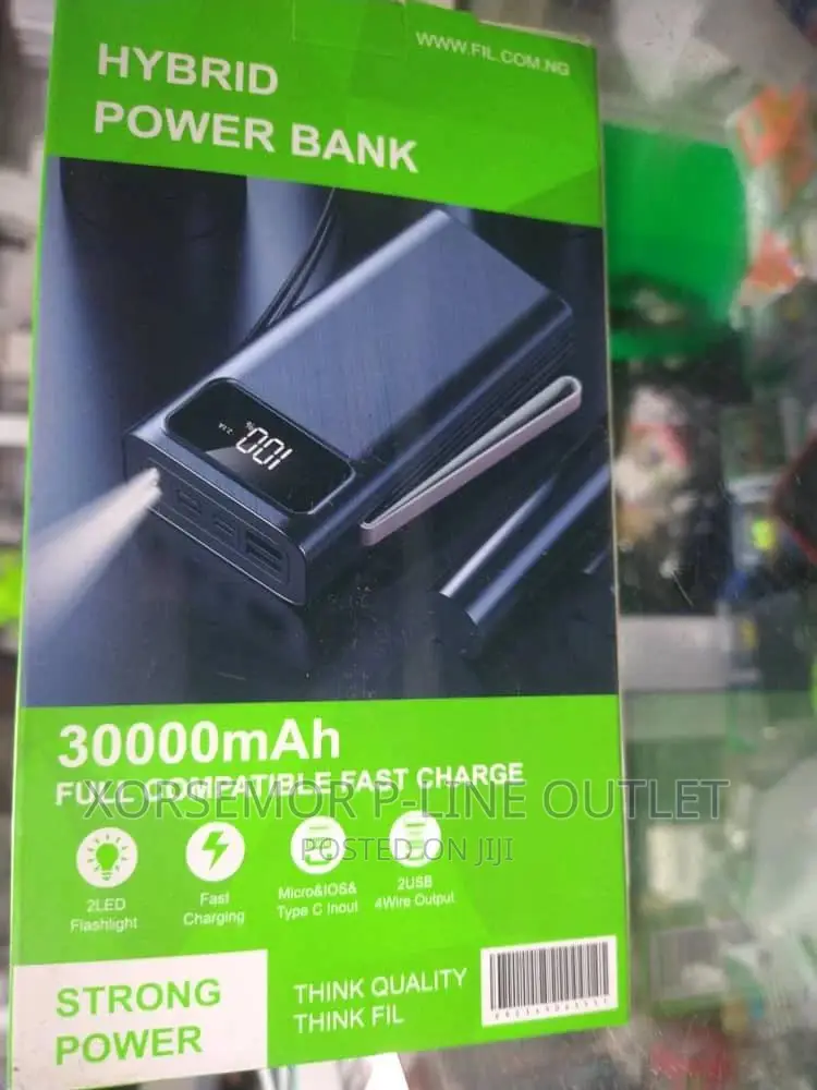 30,000mha Hybrid Power Bank