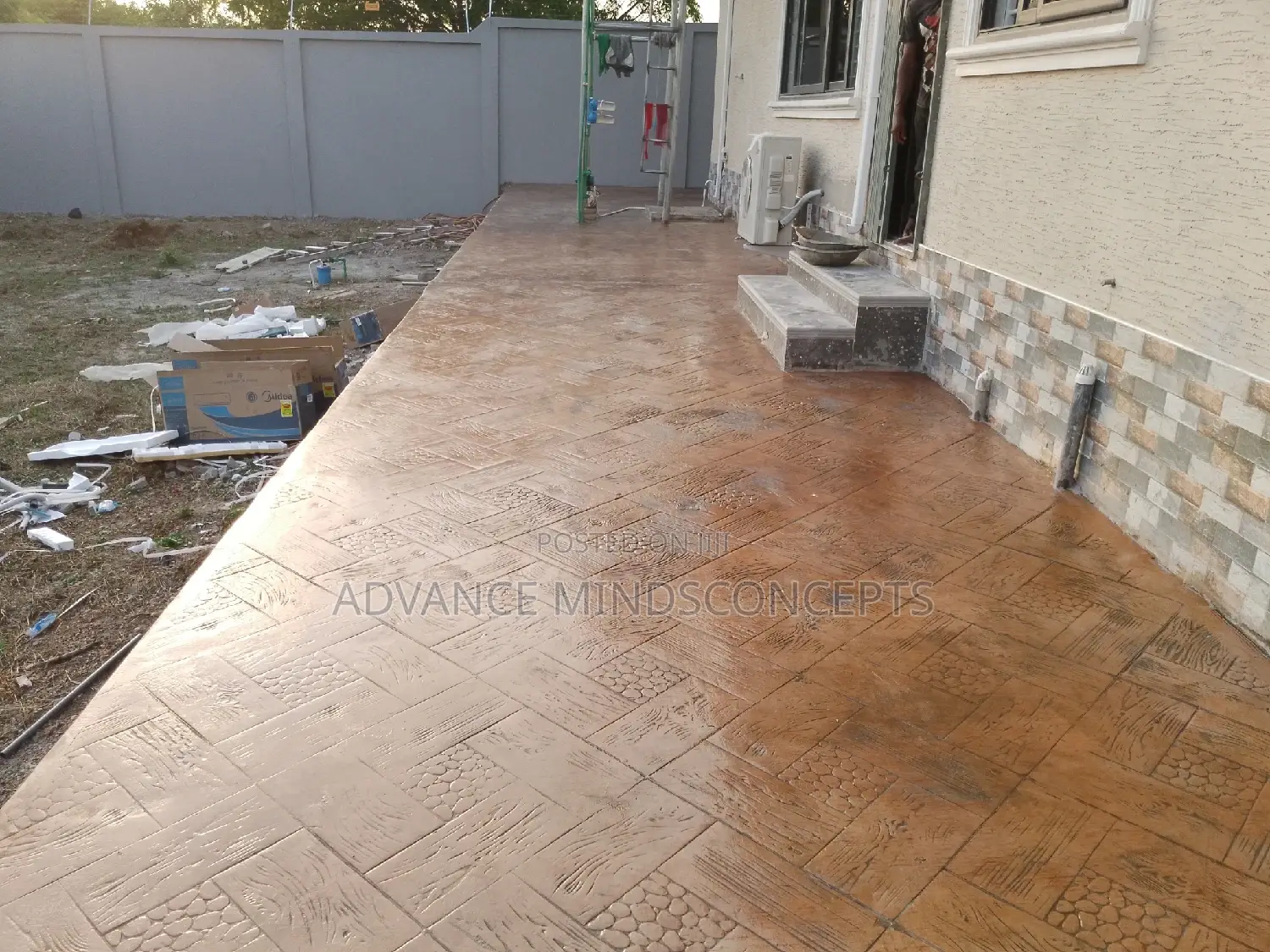 Stamped Concrete Work