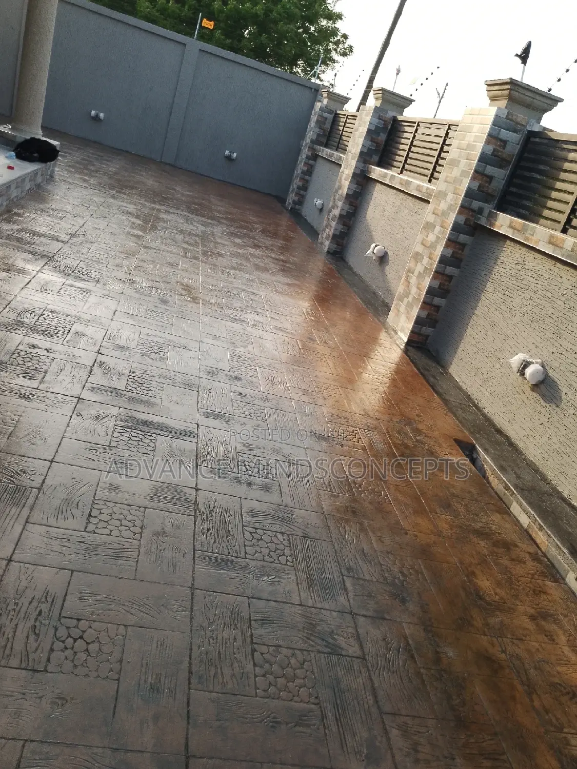 Stamped Concrete Work