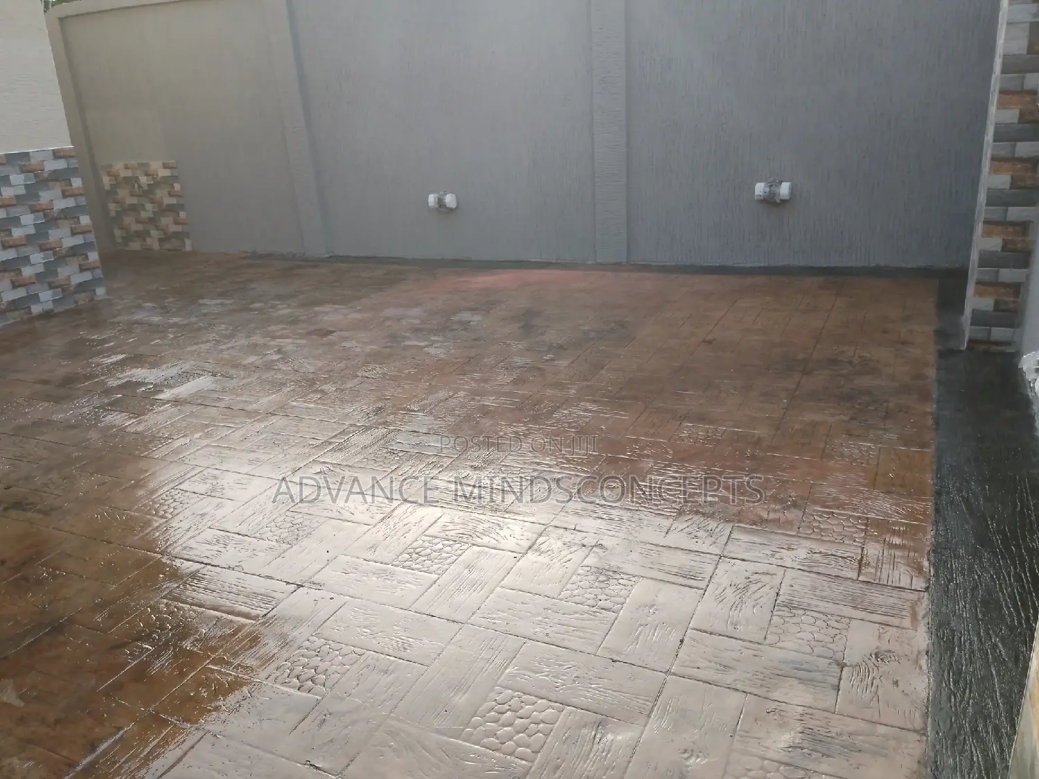 Stamped Concrete Work