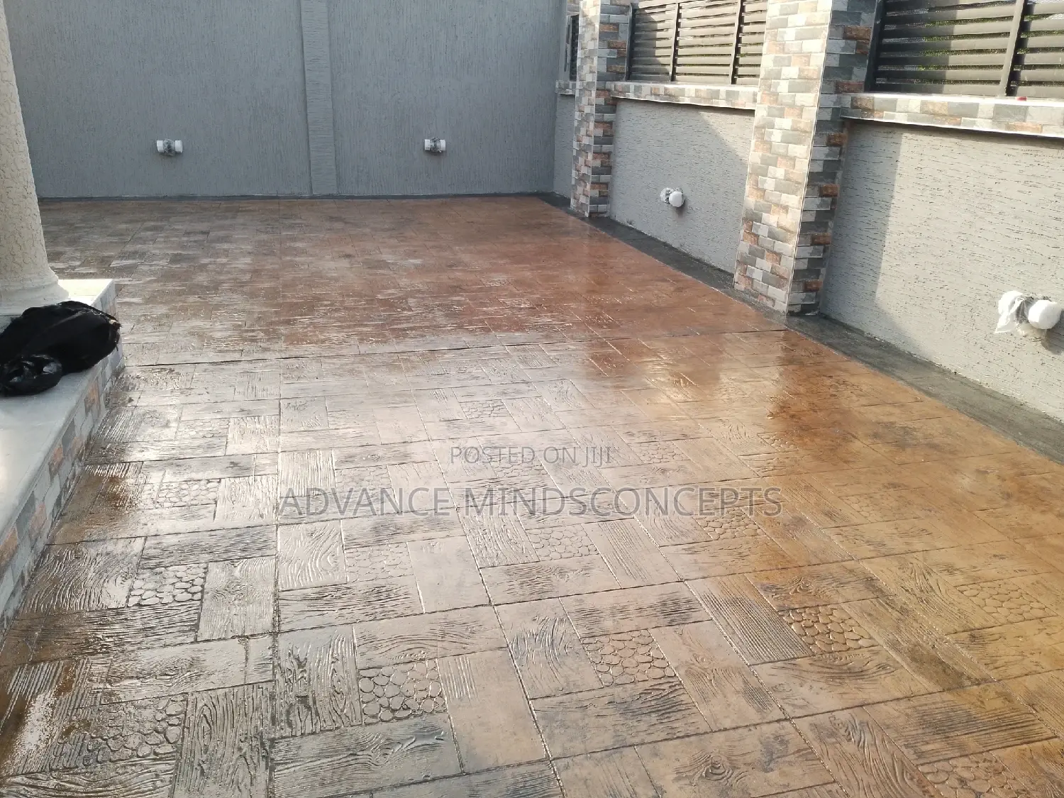 Stamped Concrete Work