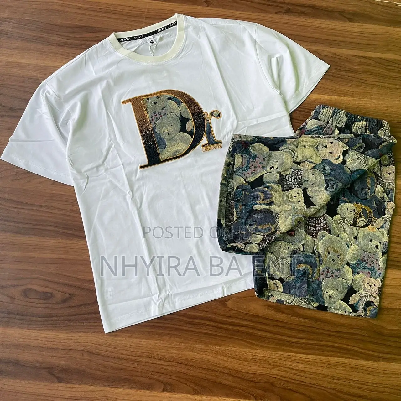 Turkish Design T-Shirt Top and Down Available.