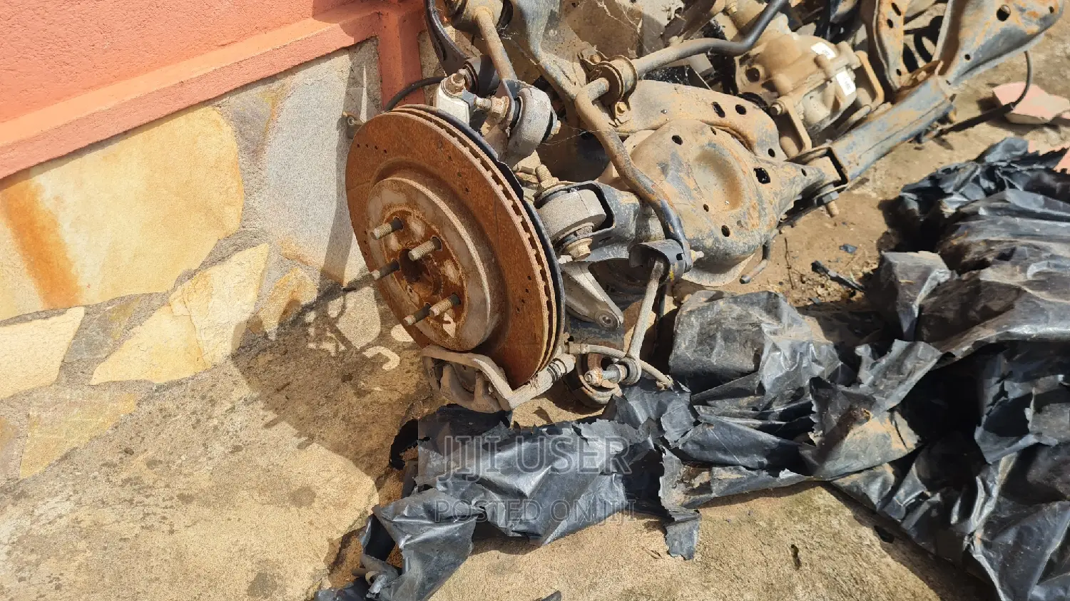 Back Axil,Hub,Catalytic Convector, Exhaust Pipe