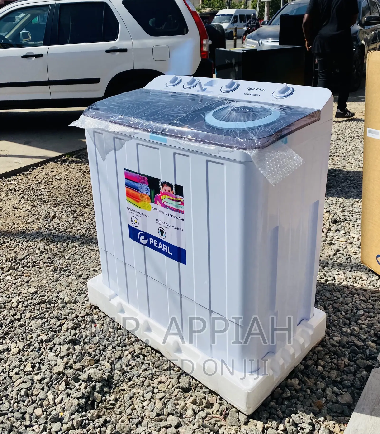 Latest Pearl 12kg Automatica Washing Machine(White).