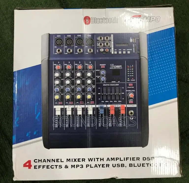 Yamaha PMX402D-USB 4-Channel Mixer With Bluetooth