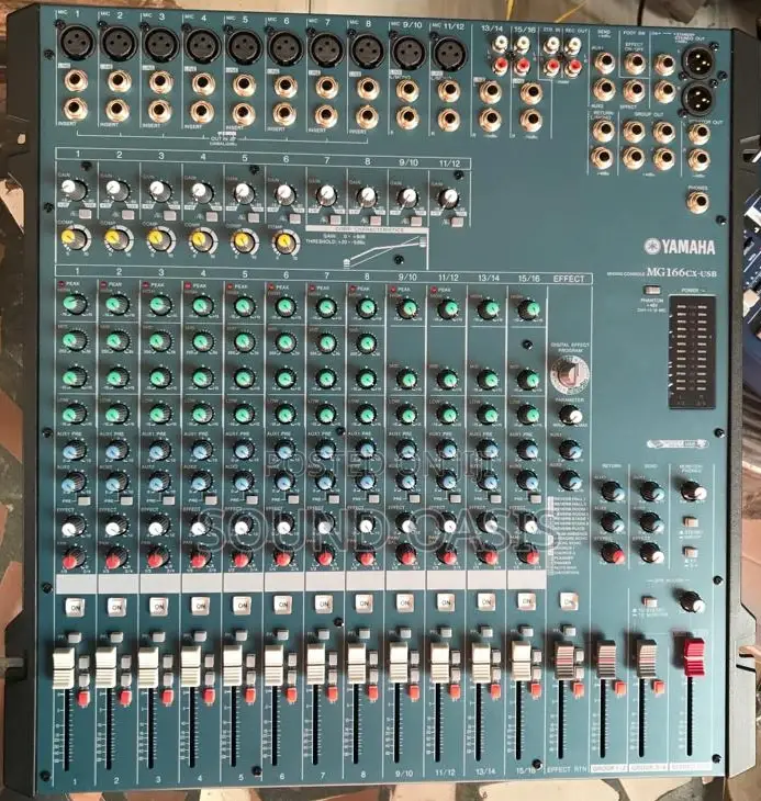 Mg166cx-Usb 16-Channel Usb Mixer With Compression Effects