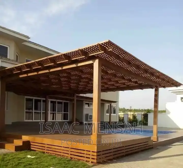 Expect in Pergola Building and All Types of Quality Roofing.