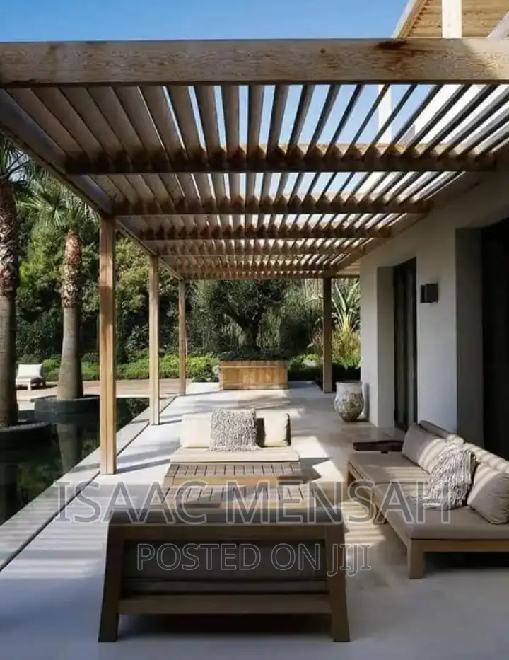 Expect in Pergola Building and All Types of Quality Roofing.