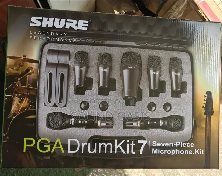 Pgadrumkit7 7pc Drumkit Pga52, 57,58,