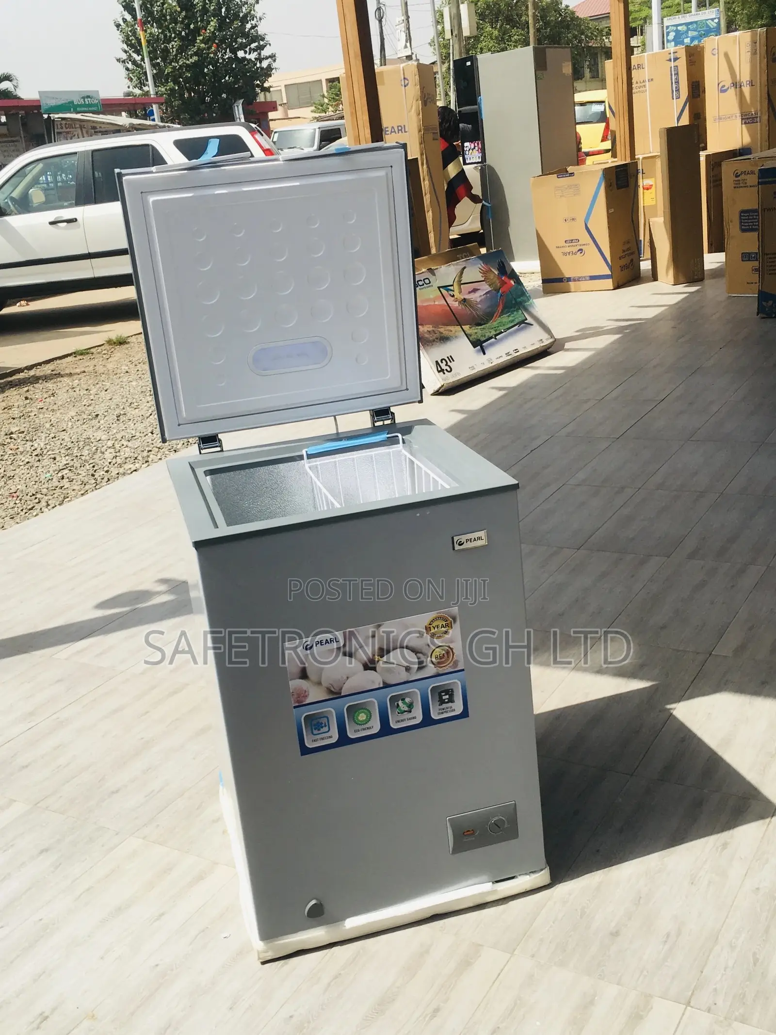 Chestfreezer Pearl 100 Liters Electric PCF-127 Singledoor