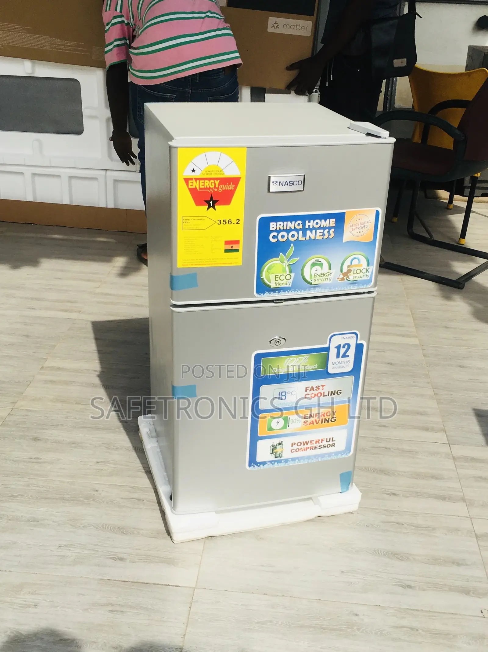 90l Nasco Topfreezer Nas2-120 Doubledoor Tabletop Fridge