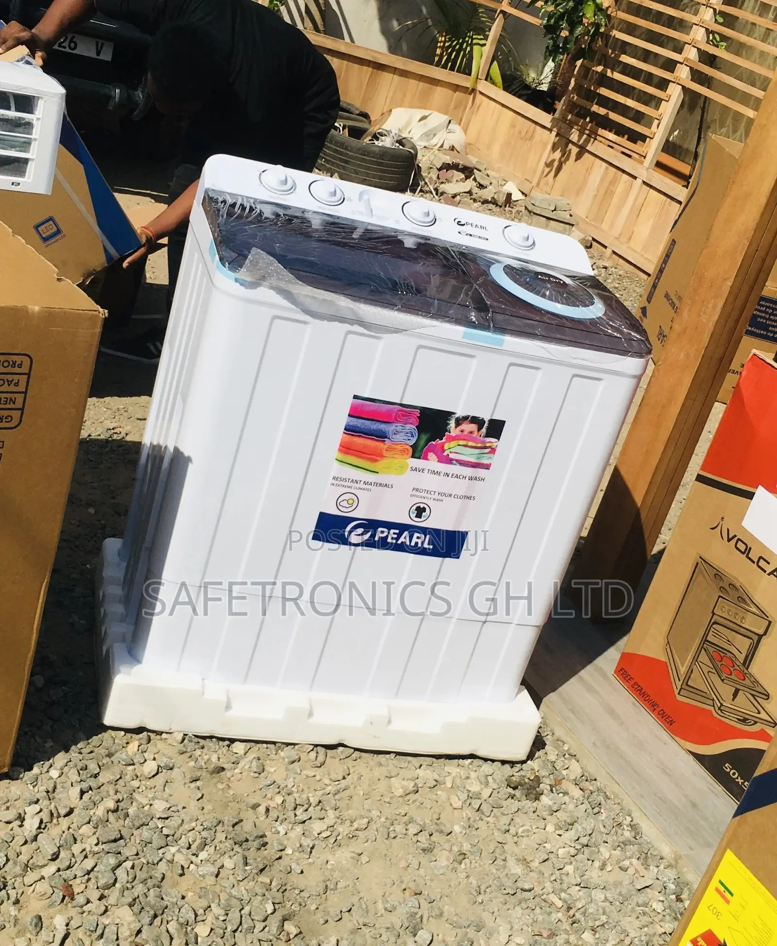 Topload Washingmachine 12kg Pearl Twintub Semiautomatic