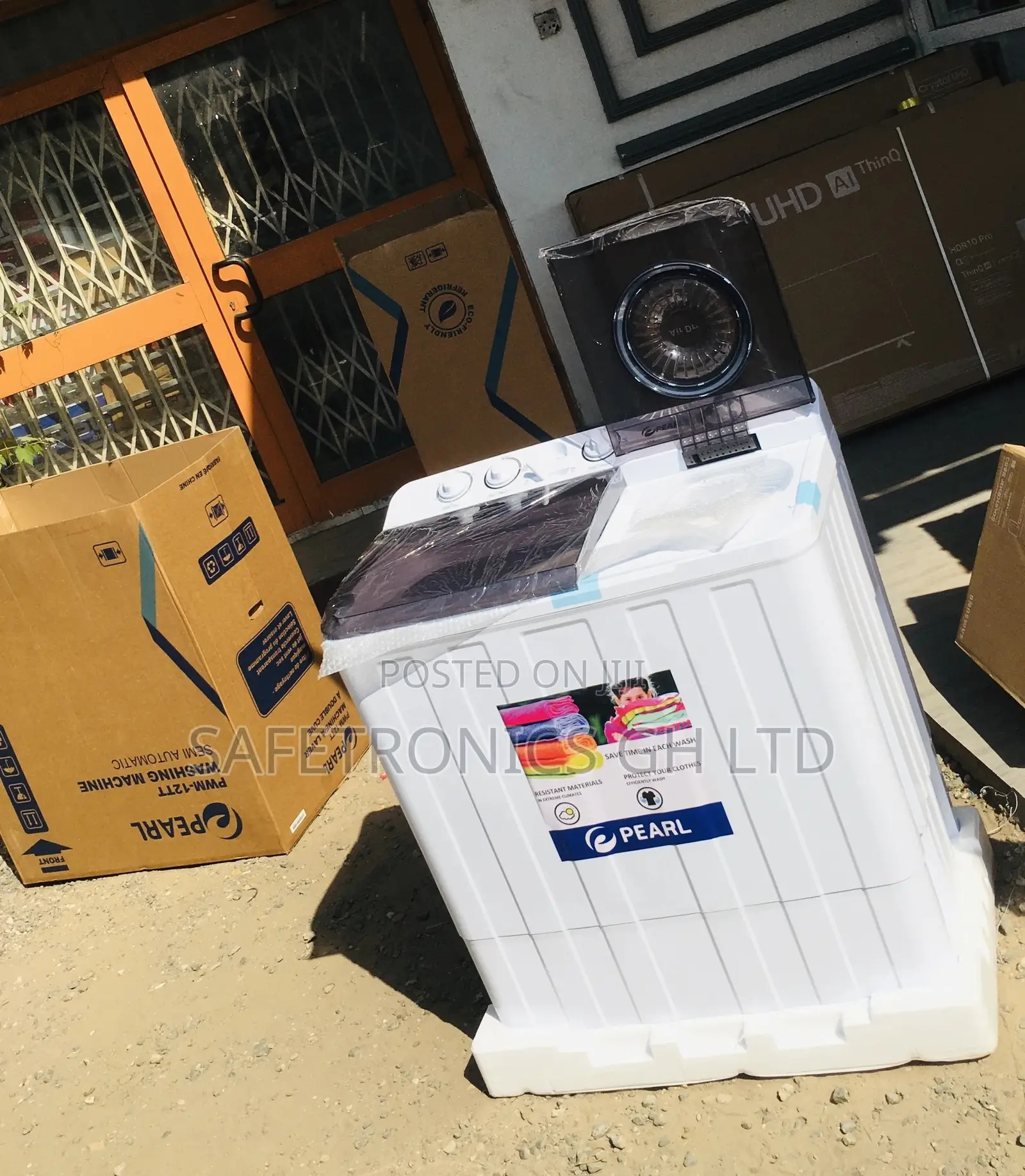 Topload Semiautomatic 12kg Pearl Electric Washingmachine