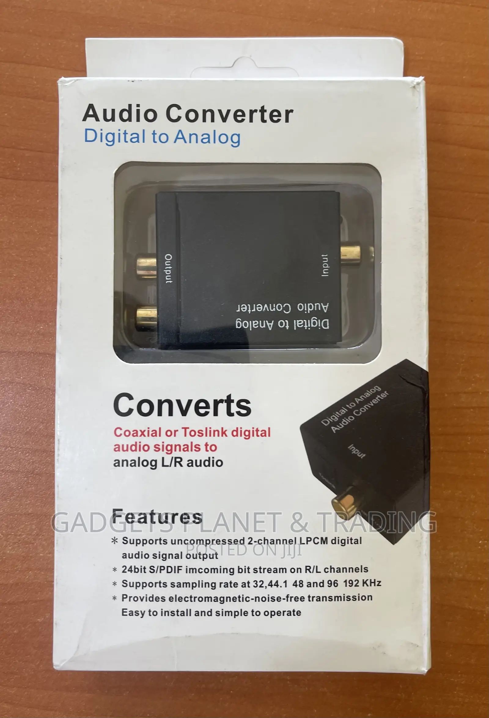 Digital to Analog Audio Converter (Optical to Aux)