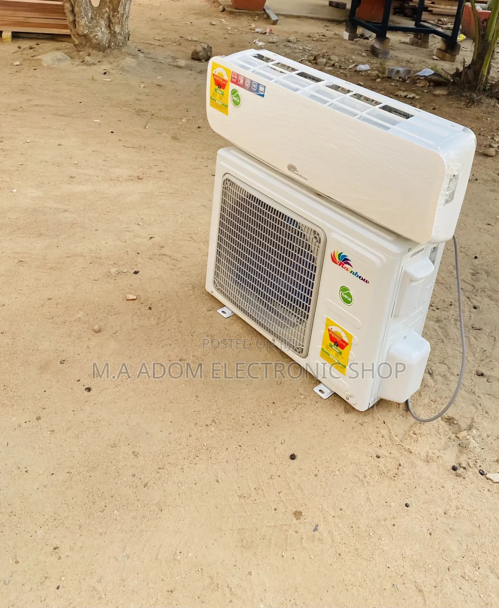 Shop Classic Rainbow 1.5hp Split Ac(White)R410.
