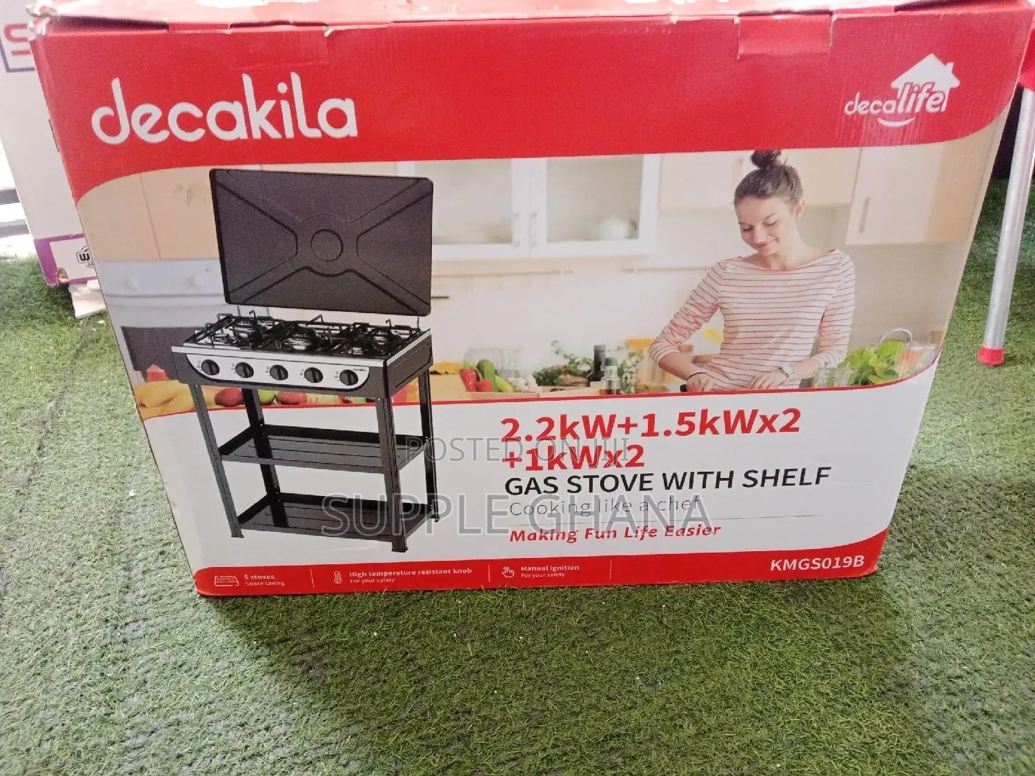 Decakila Gas Stove Brand New