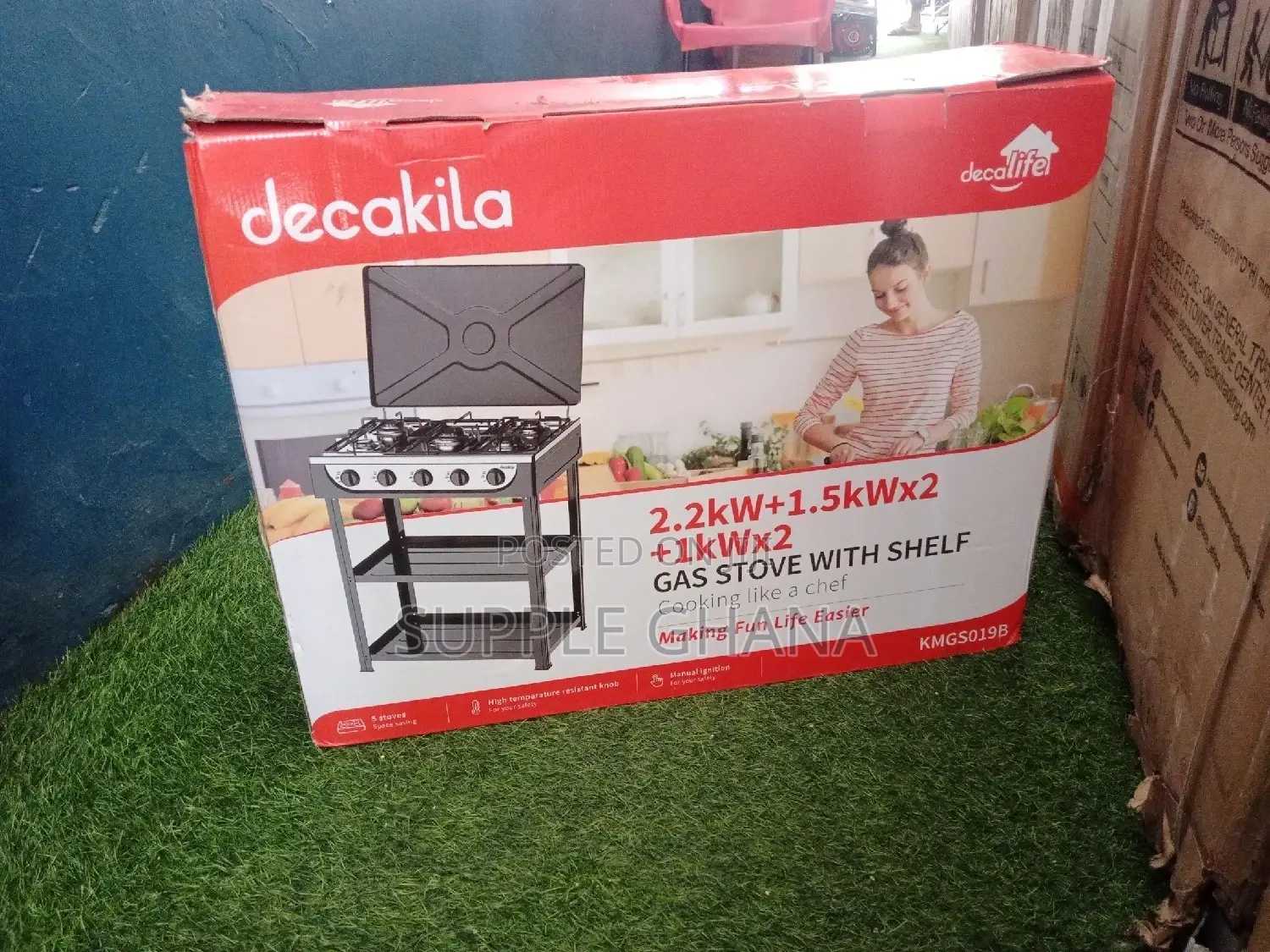 Decakila Gas Stove 5 Stove
