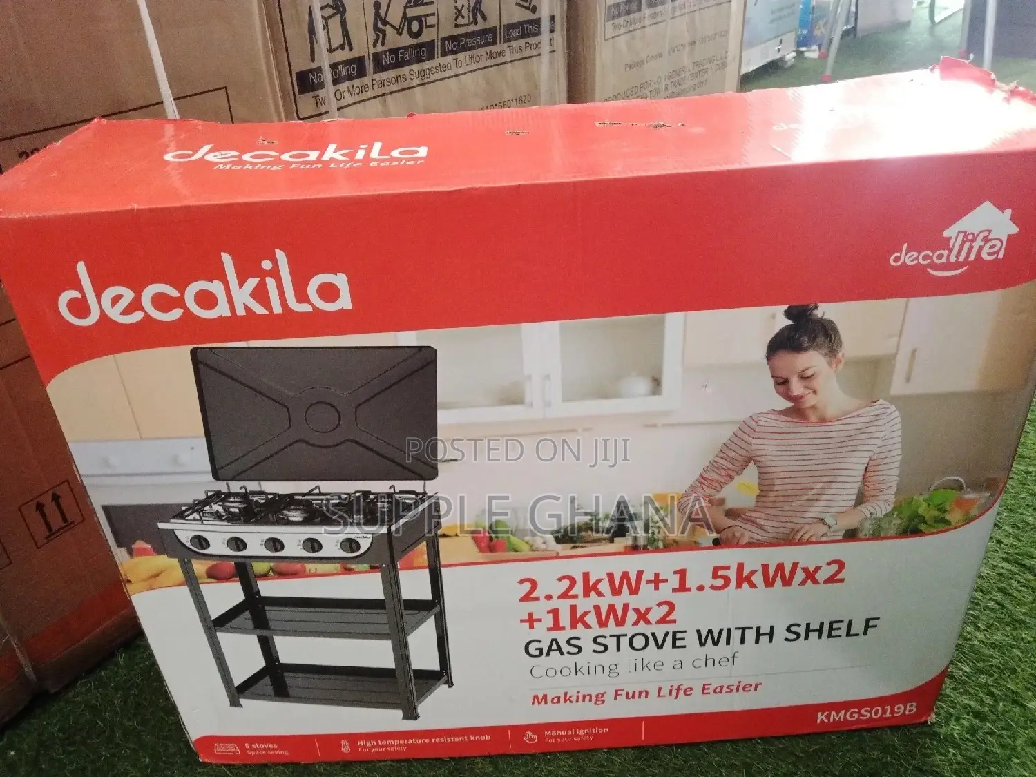 Quality and Affordable 5 Stove Decakila Gas Stove