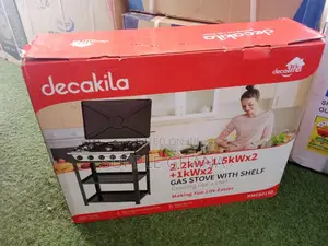 Decakila Gas Stove With Shelf 5 Stove